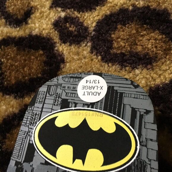 Batman Men's Flip Flops Sandals Size XL 13/14 MultiColor - Picture 4 of 6